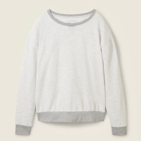 NEW Monrow Vintage Collection Lightweight Sweatshirt Top Small - Picture 1 of 6